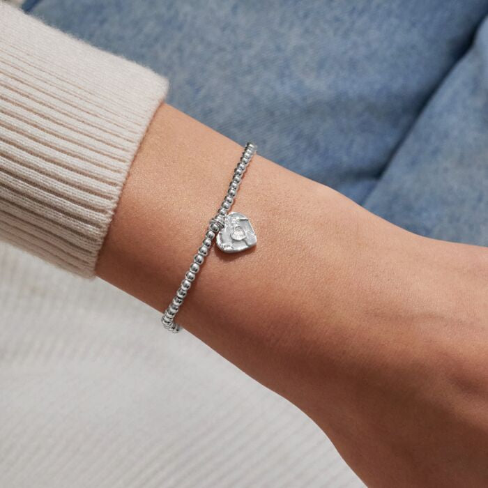 Joma Jewellery A little ‘Your Friendship Means The World To Me’ Silver Plated Bracelet