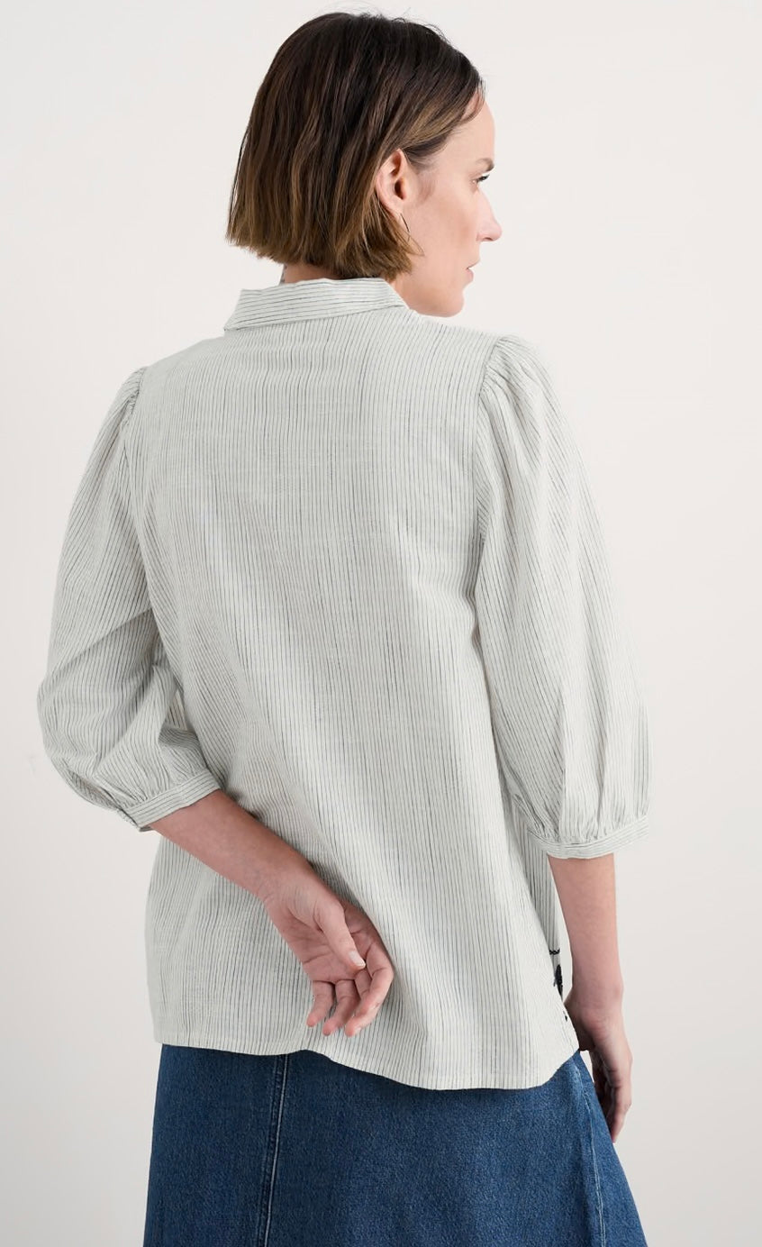 Seasalt Hope Cottage Embroidered Blouse