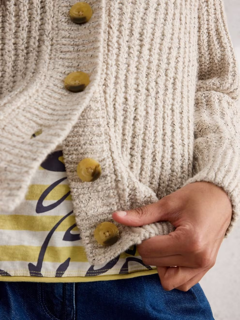 White Stuff Sally Slub Cardigan