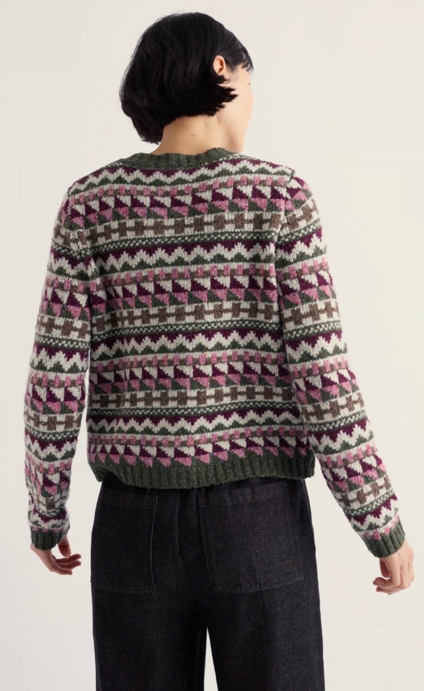 Seasalt Dawson Pick Cardigan Fairisle