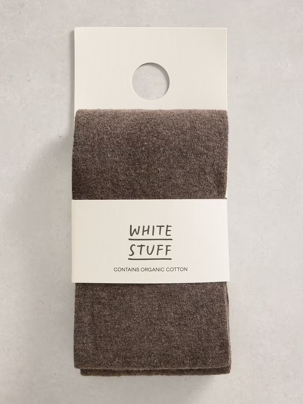 White Stuff Patty Plain Versatile Cotton Tights
