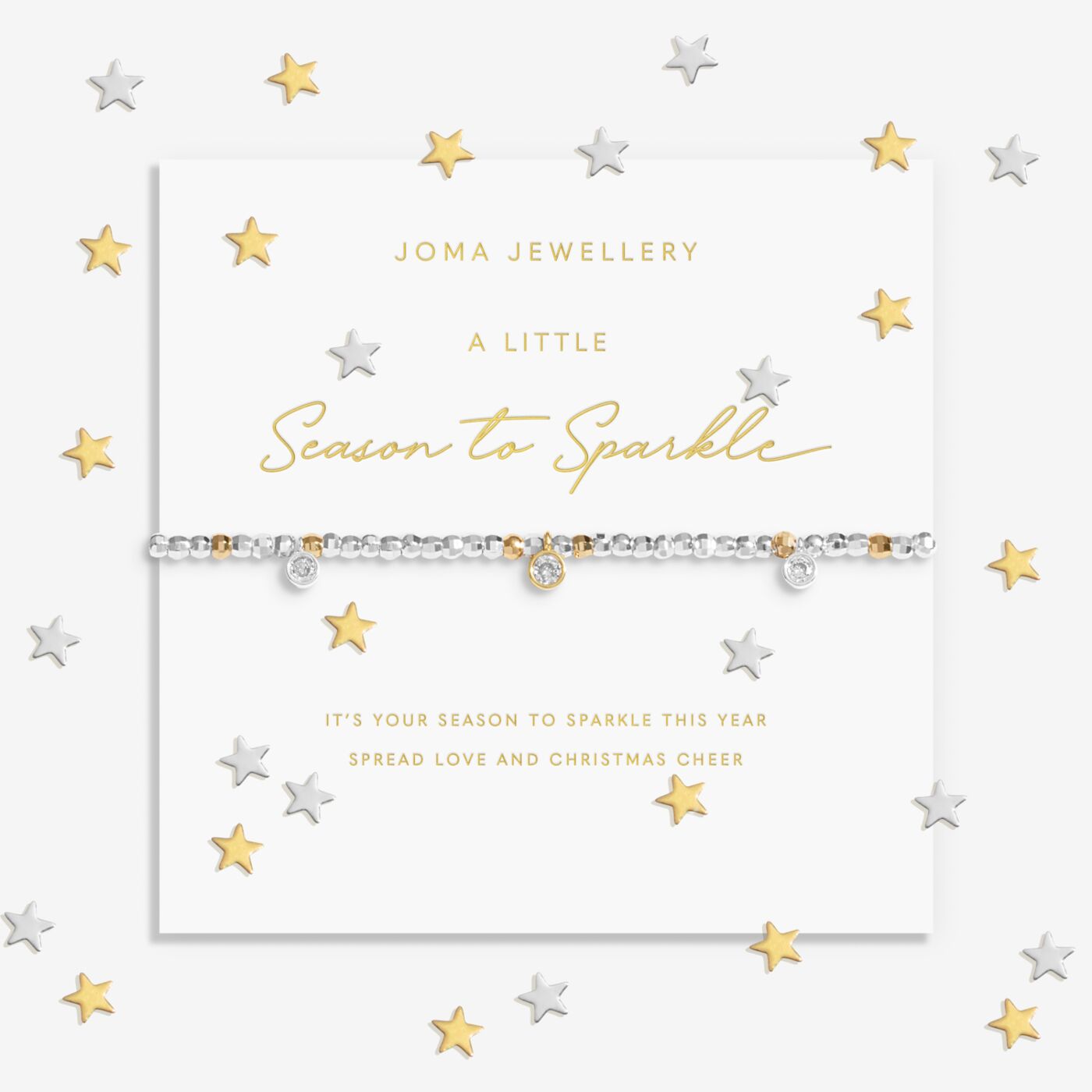 Joma Jewellery Sparkle Confetti A Little 'Season to Sparkle' Bracelet