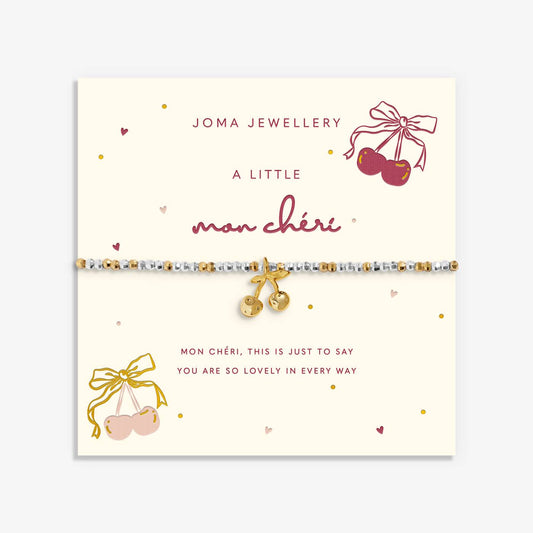 Joma Jewellery Little Stories 'Mon Cheri' Bracelet In Silver and Gold Plating