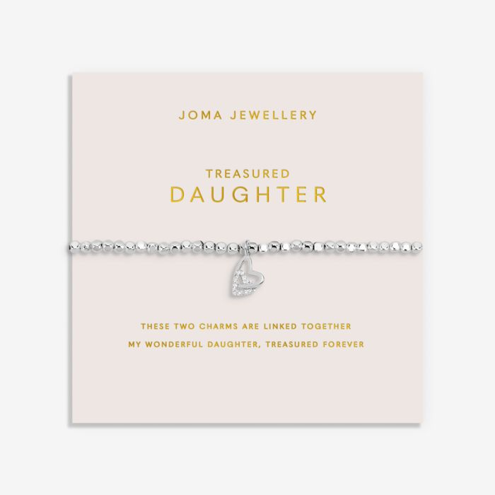 Joma Jewellery Forever Yours ‘Treasured Daughter’ Silver Plated Bracelet
