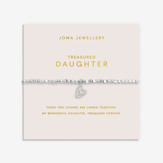Joma Jewellery Forever Yours ‘Treasured Daughter’ Silver Plated Bracelet