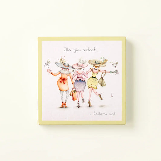 Berni Parker Note Card Set It's Gin O Clock
