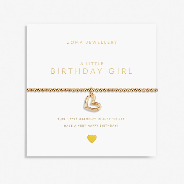 A Little Birthday Girl - Gold Plated Bracelet