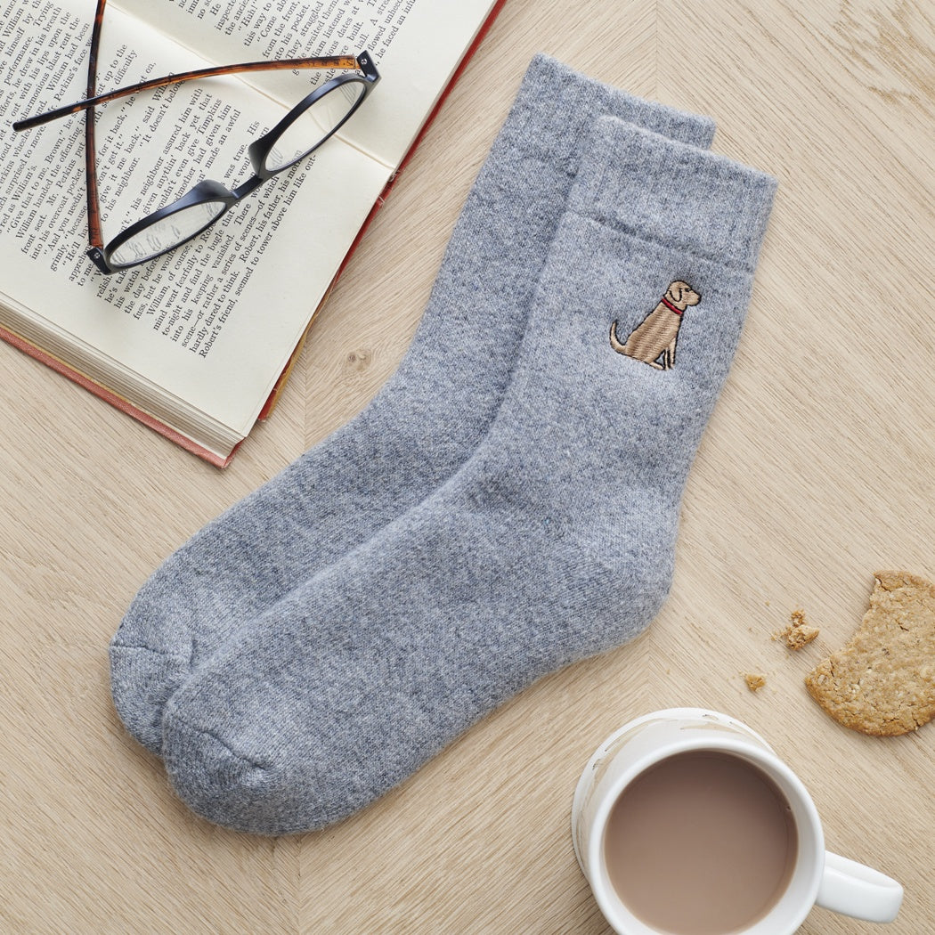 Sweet William Fox Red Labrador Dog Walker Socks