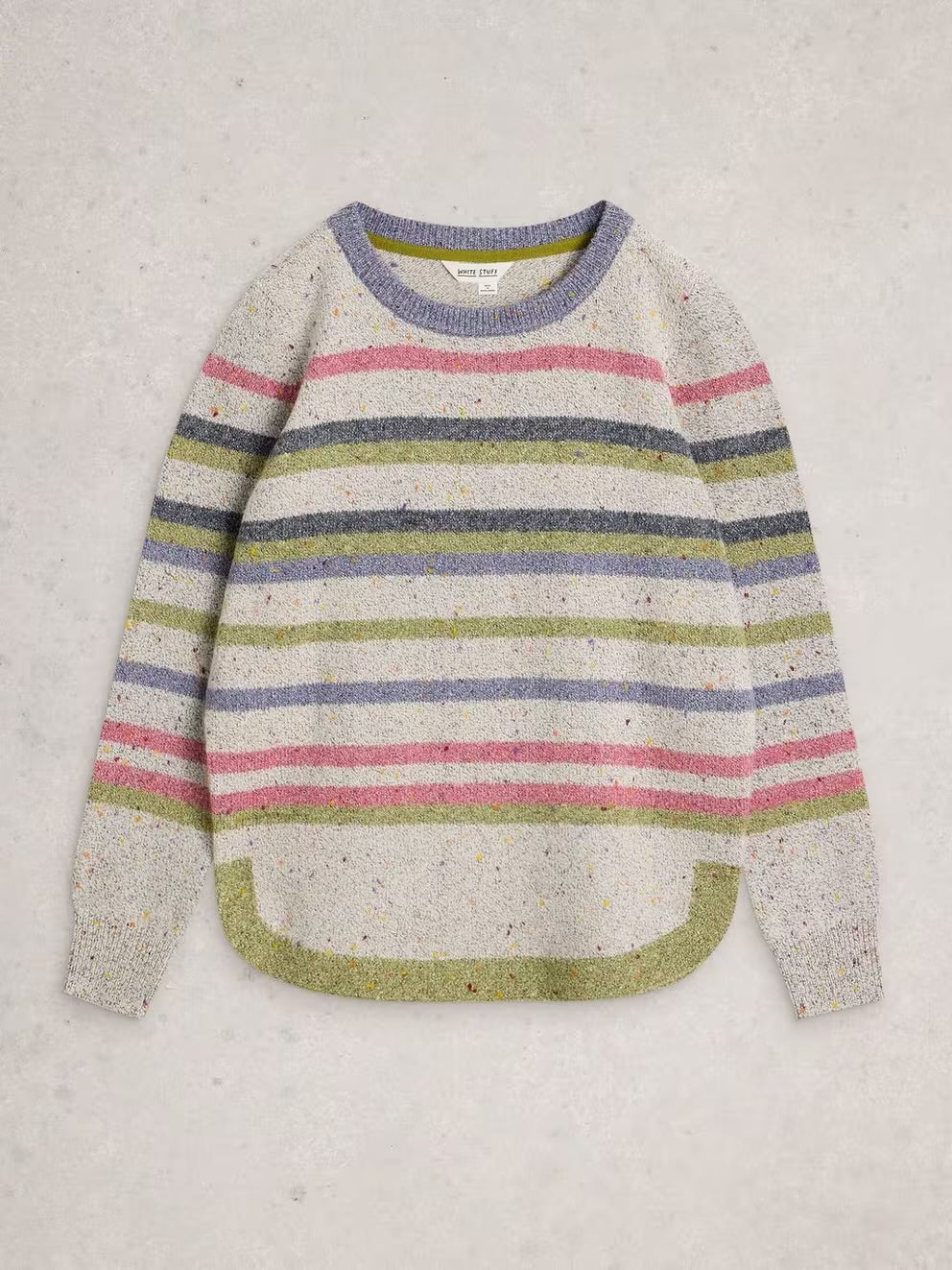 White Stuff Talia Nep Stripe Jumper