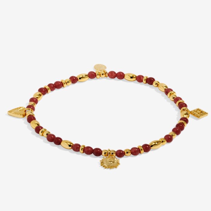 Joma Jewellery Affirmation Card ‘Happiness’ Bracelet