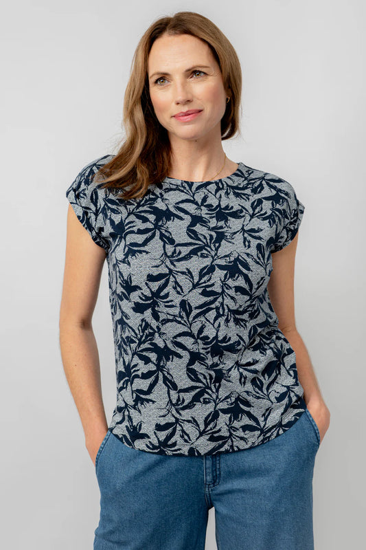 Lily & Me Surfside Jersey Printed Tee