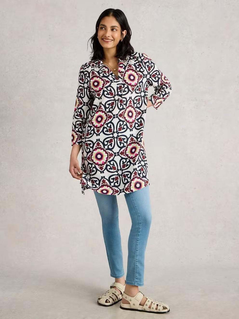 White Stuff Blake Linen Tunic