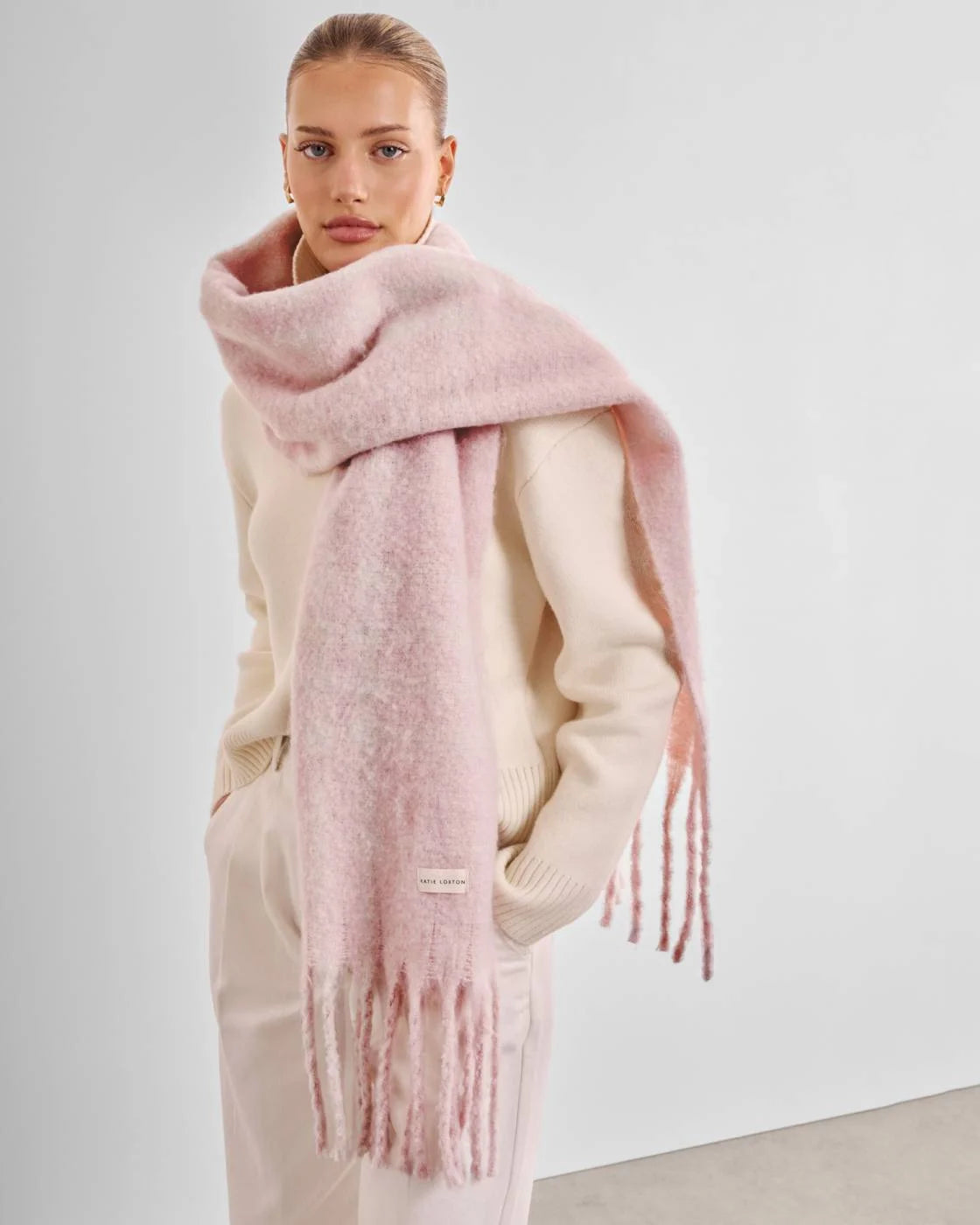 Katie Loxton Recycled Tassel Scarf