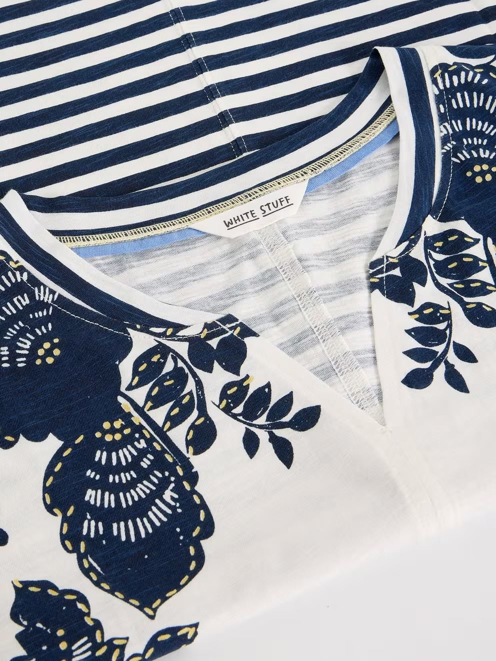 White Stuff Nelly Notch Neck Tee