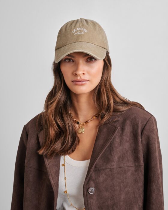 Katie Loxton Embroidered Cap ‘Le Soleil’