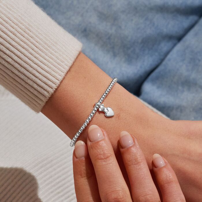 Joma Jewellery A little ‘Paw-fect Dog Mum’ Silver Plated Bracelet