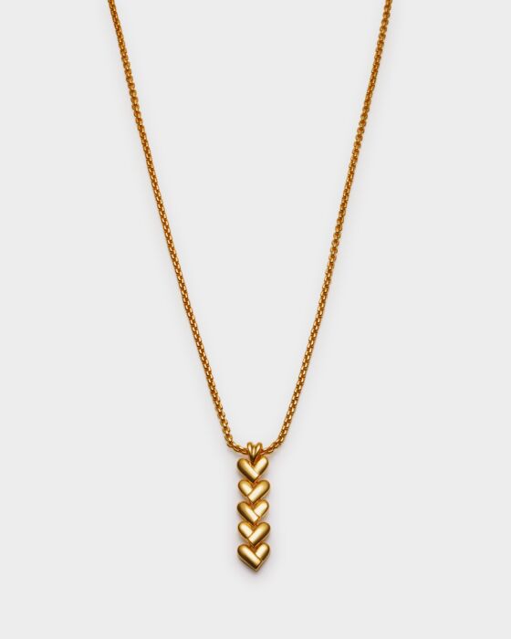 Katie Loxton Heart Link Waterproof Gold Necklace