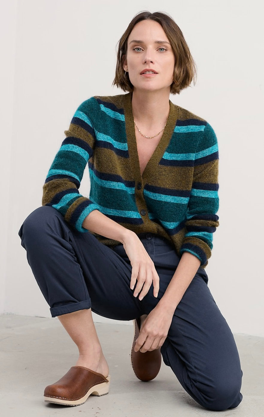 Seasalt Etching Cardigan