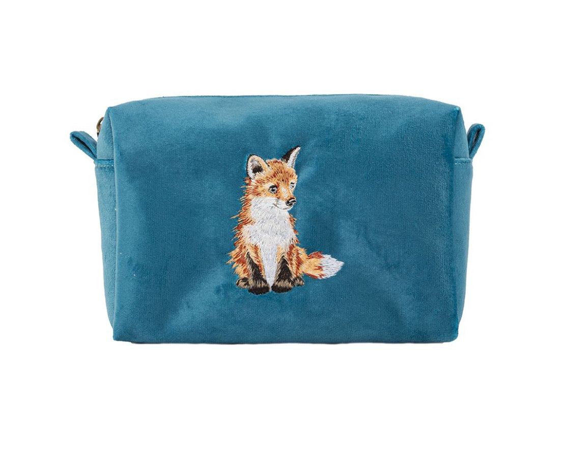 Daydreamer Fox Embroidered Make Up Bag