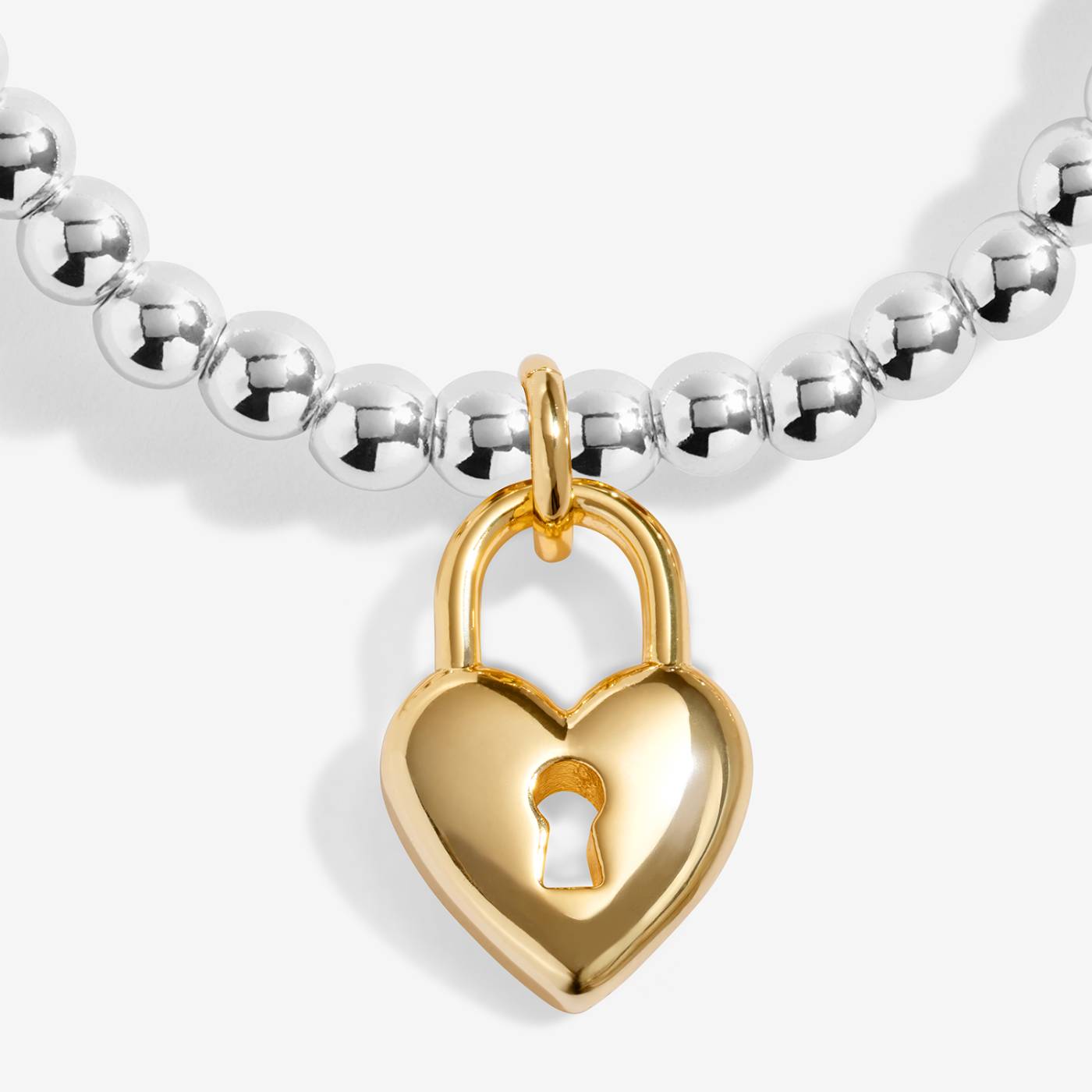 Joma Jewellery A Little 'Life Is Tough But So Are You' Bracelet In Silver and Gold Plating