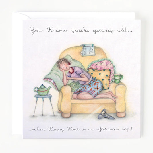 Berni Parker Afternoon Nap Card
