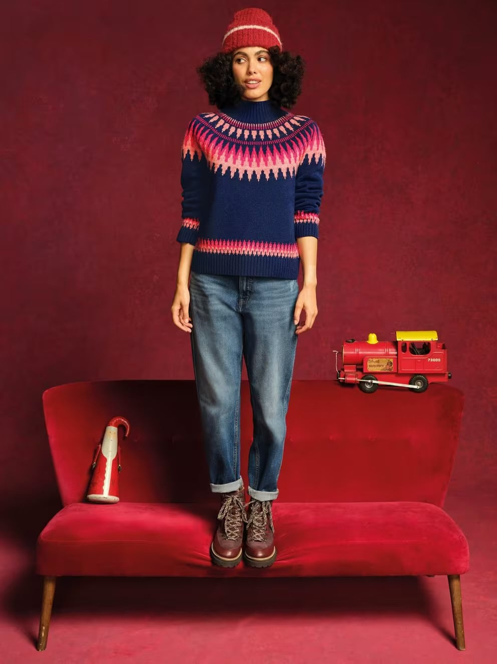 White Stuff Fiona Fairisle Jumper