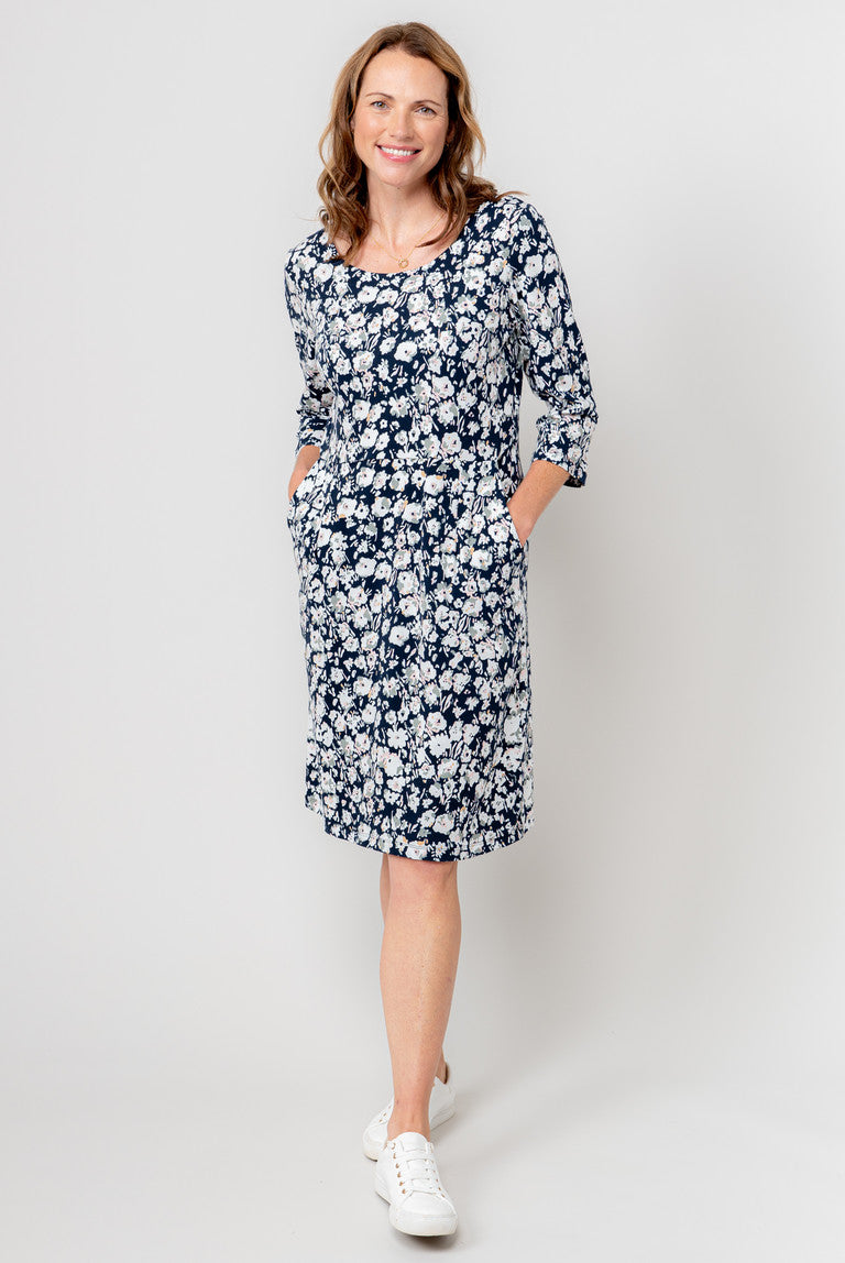 Lily & Me Uplands 3/4 Sleeve Dress