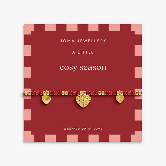 Joma Jewellery Autumn's Calling A Little 'Cosy Season' Bracelet In Gold Plating