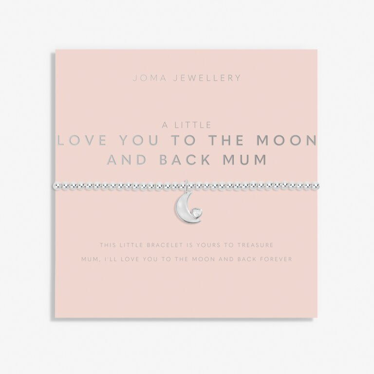 Joma Jewellery A Little "Love You To The Moon And Back Mum” Bracelet