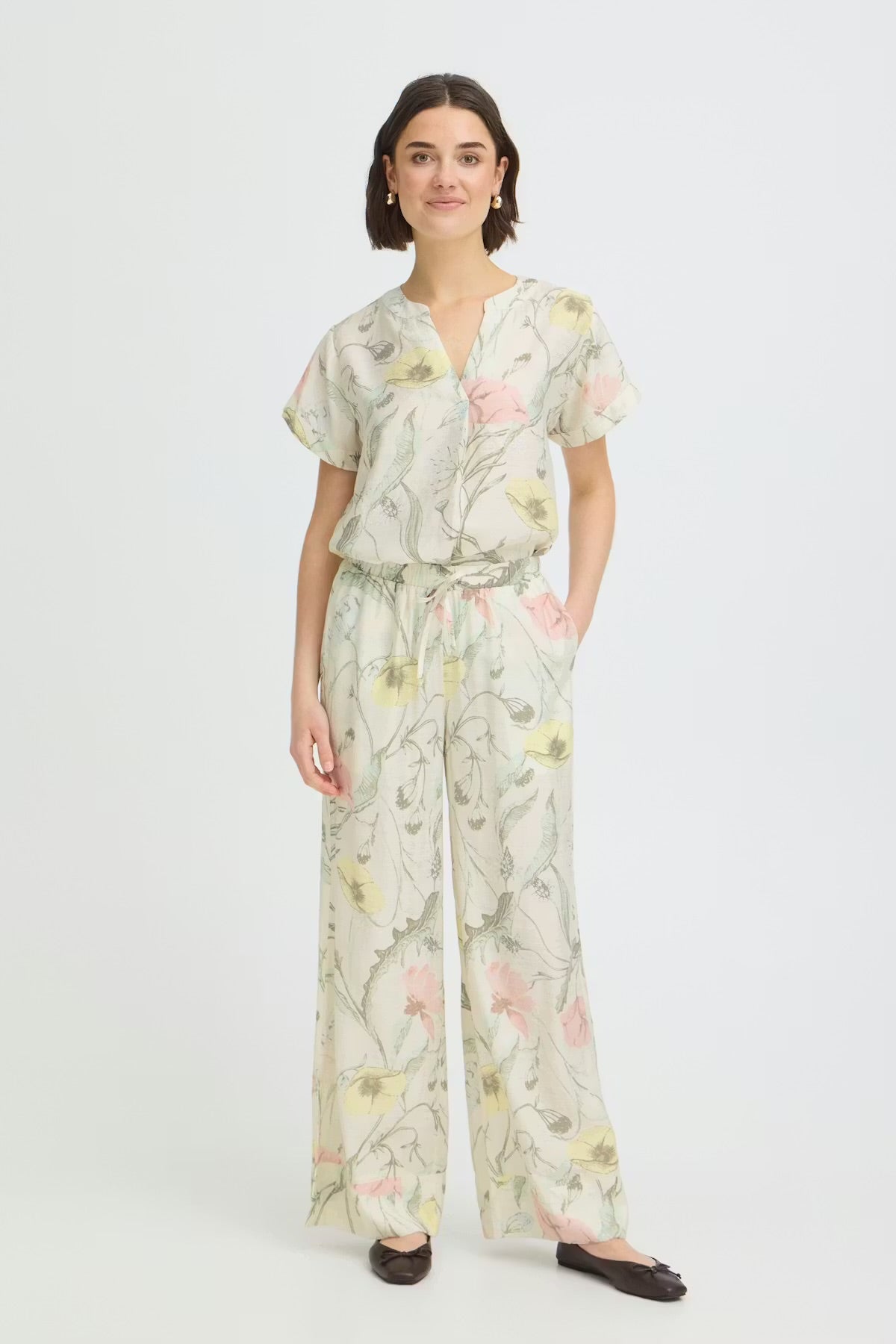 Fransa Frariana Wide Leg Trousers