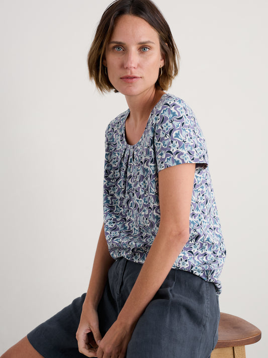 Seasalt Appletree T-shirt Paper Bellflower Bilberry
