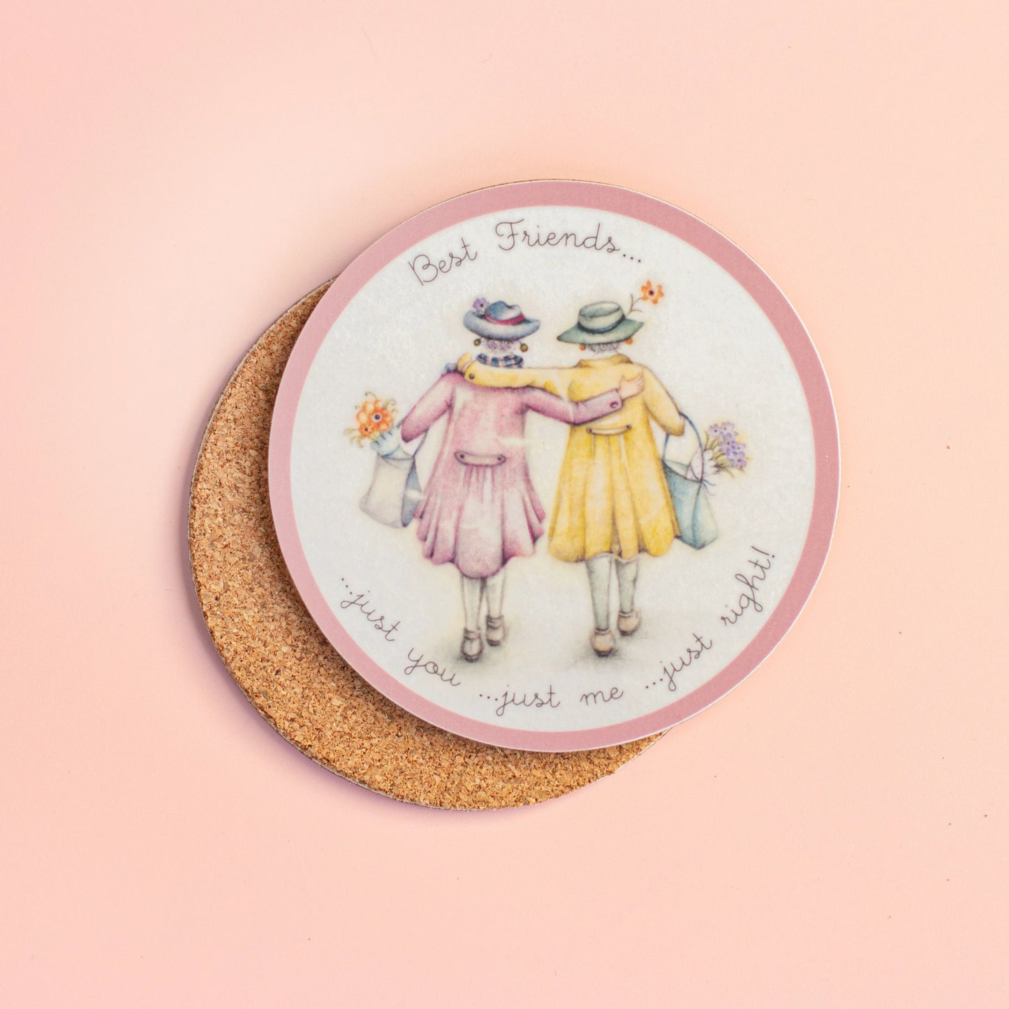 Berni Parker Coaster Best Friends