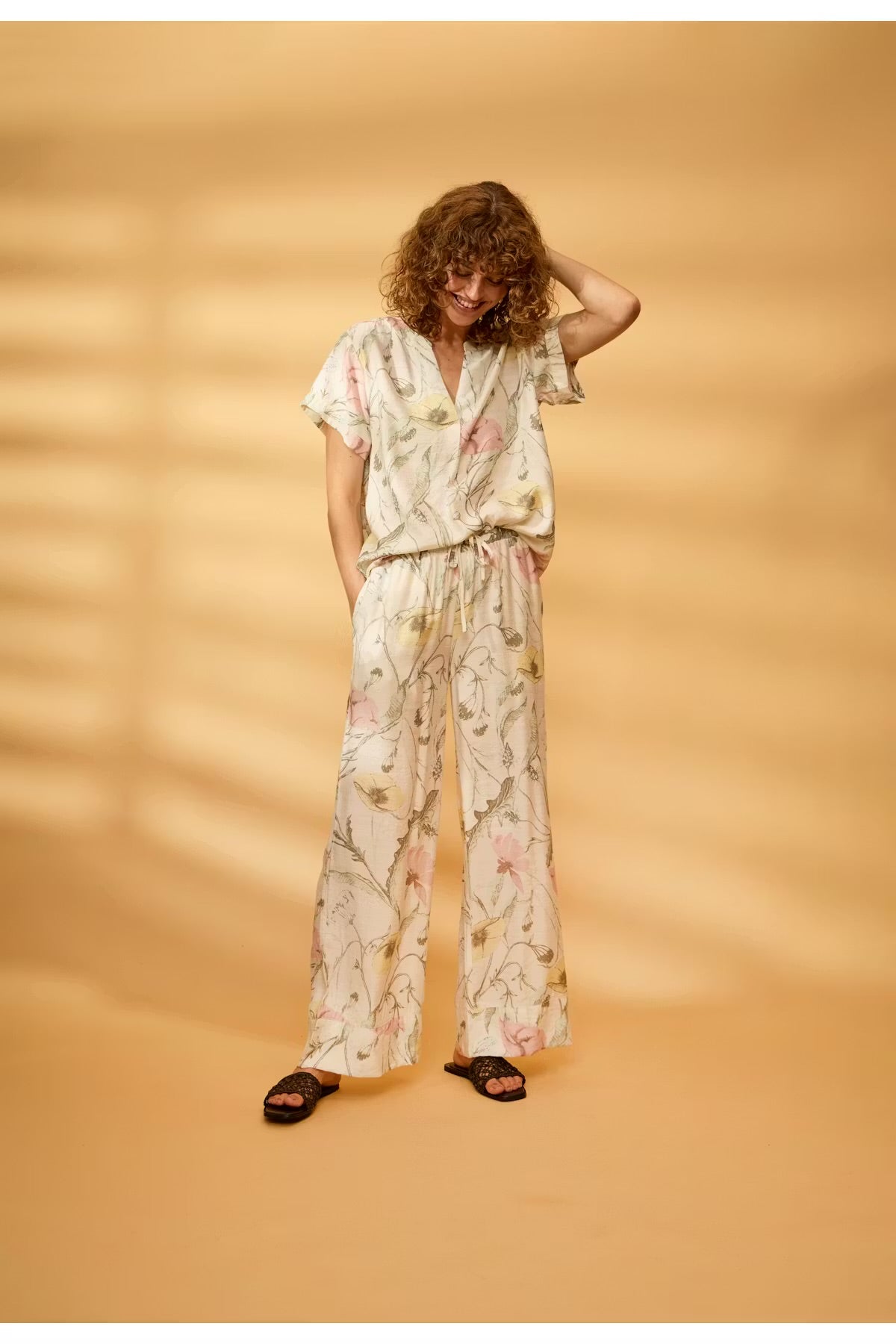 Fransa Frariana Wide Leg Trousers