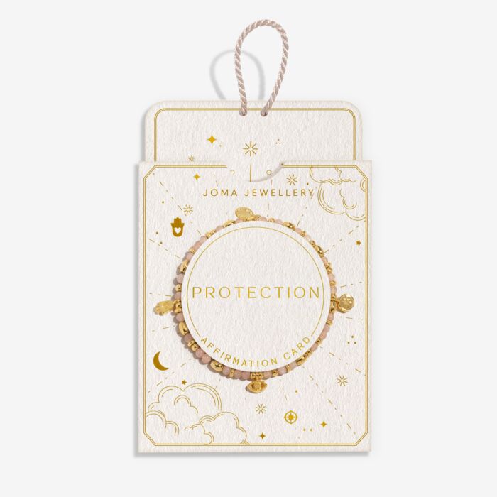 Joma Jewellery Affirmation Card ‘Protection’ Bracelet