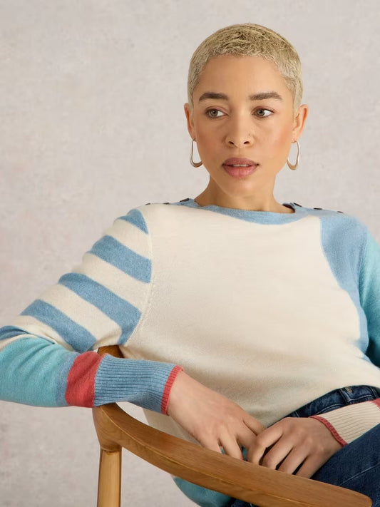 White Stuff Emma Colourblock Jumper