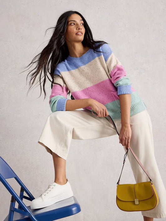White Stuff Victoria Stripe Jumper