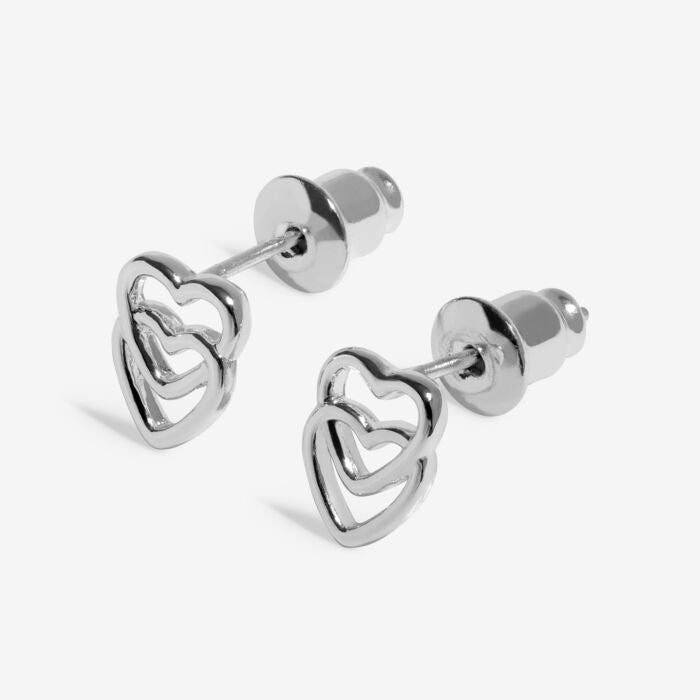 Joma Jewellery Moments To Shine ‘Super Sister’ Silver Stud Earrings