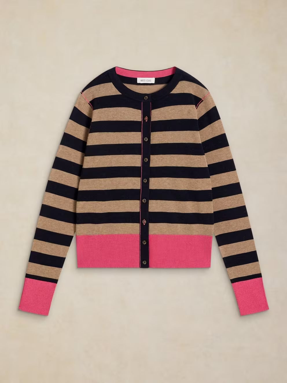White Stuff Lois Stripe Cardigan