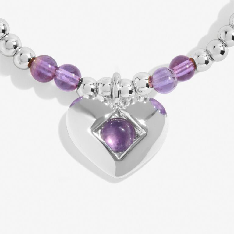 Joma Jewellery Birthstone A Little “February” Bracelet