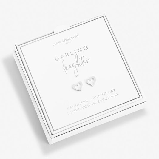 Joma Jewellery Boxed A Little “Darling Daughter” Earrings