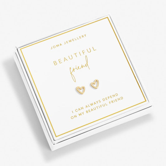 Joma Jewellery Boxed A Little “Beautiful Friend” Earrings