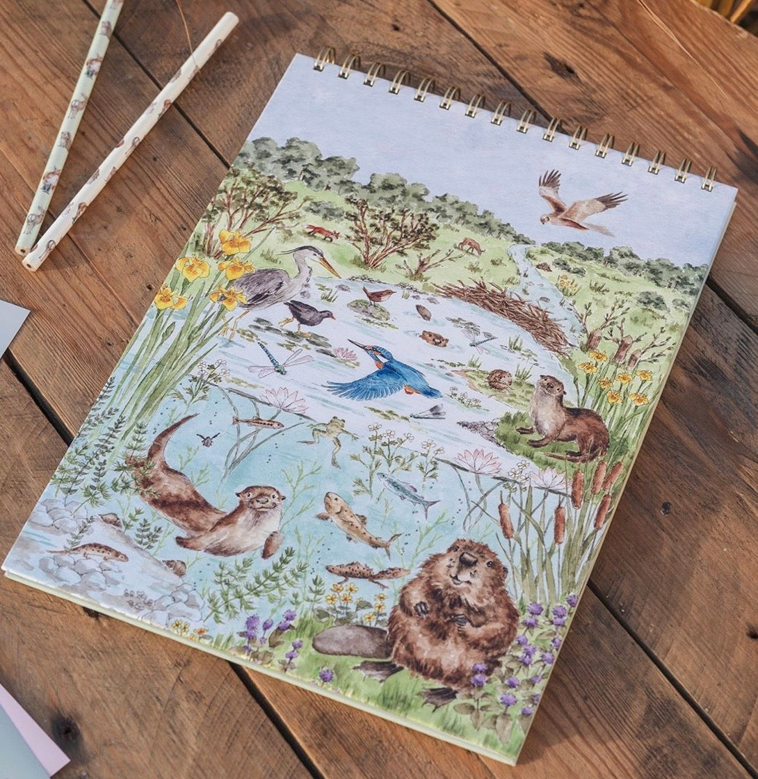 Wrendale “The Riverbank” Nature Sketchbook