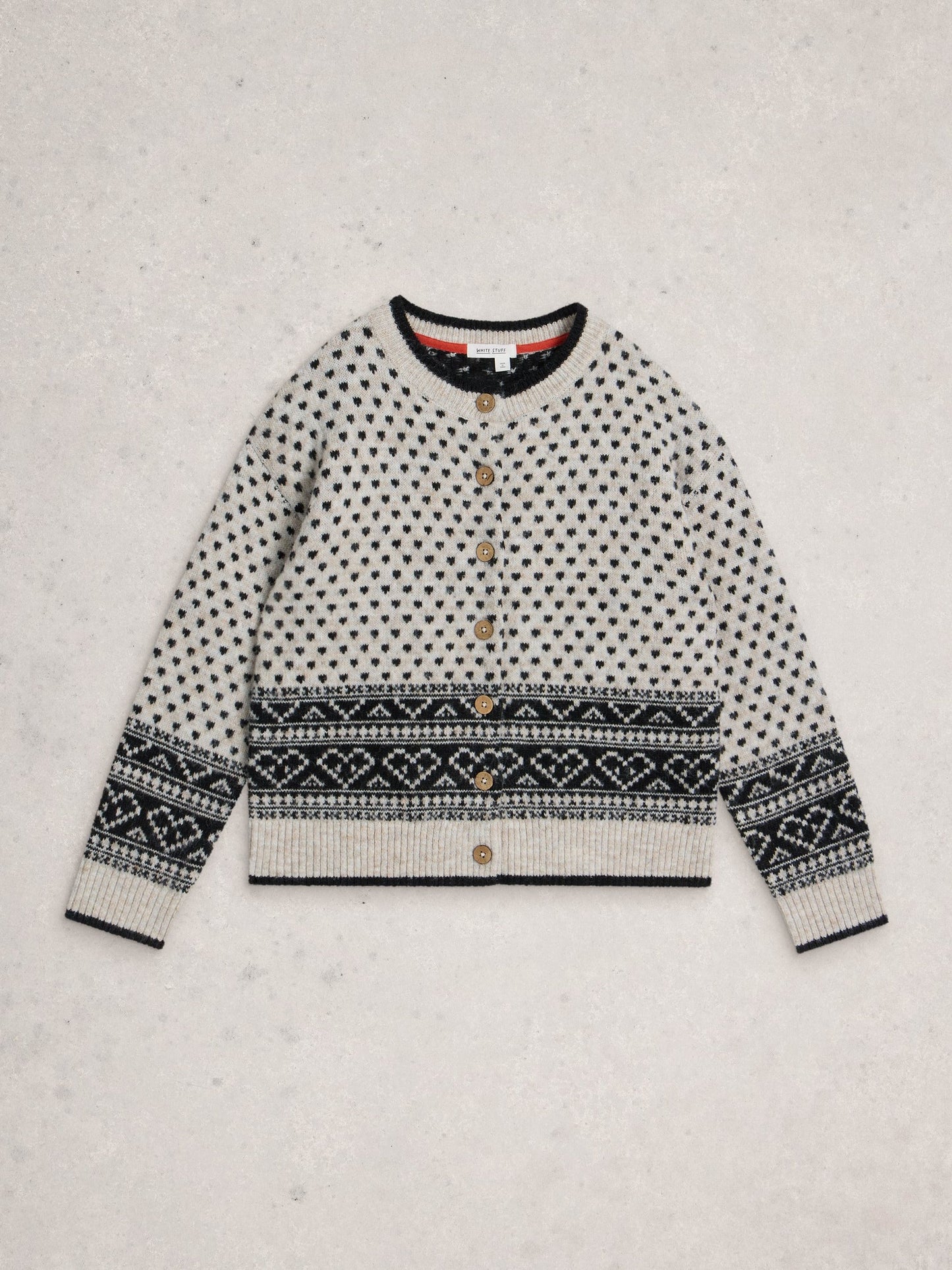 White Stuff Holly Heart Cardigan