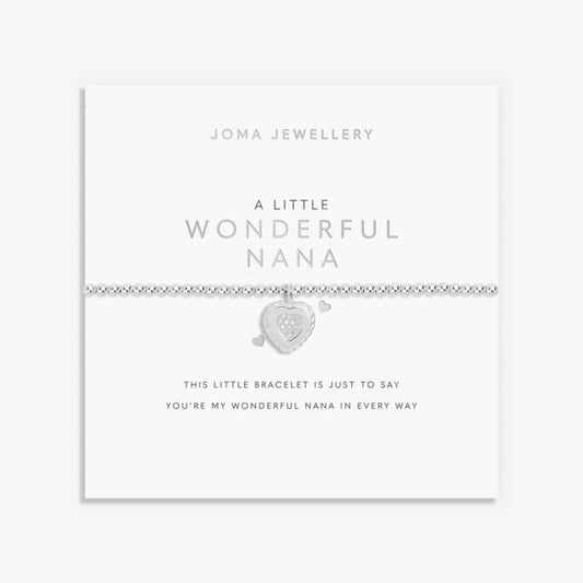 Joma Jewellery A Little Wonderful Nana In Silver Plating