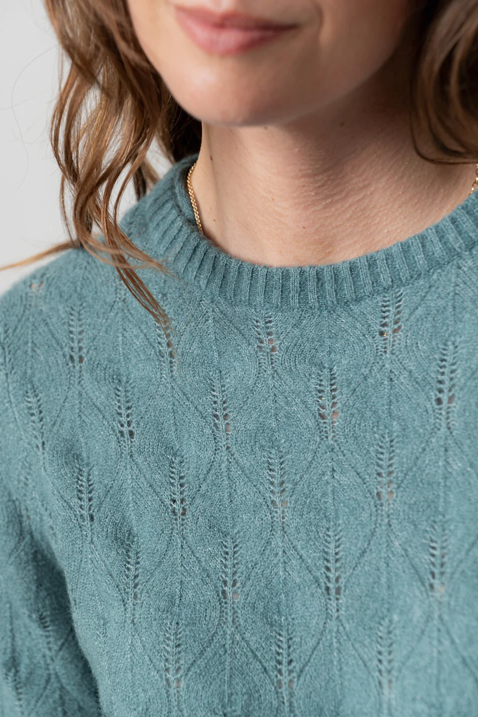 Lily & Me Haresfield Pointelle Knit Jumper