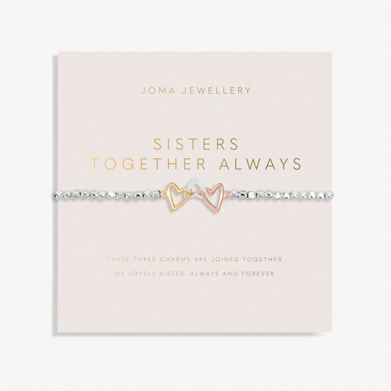 Forever Yours Sisters Always Together Bracelet