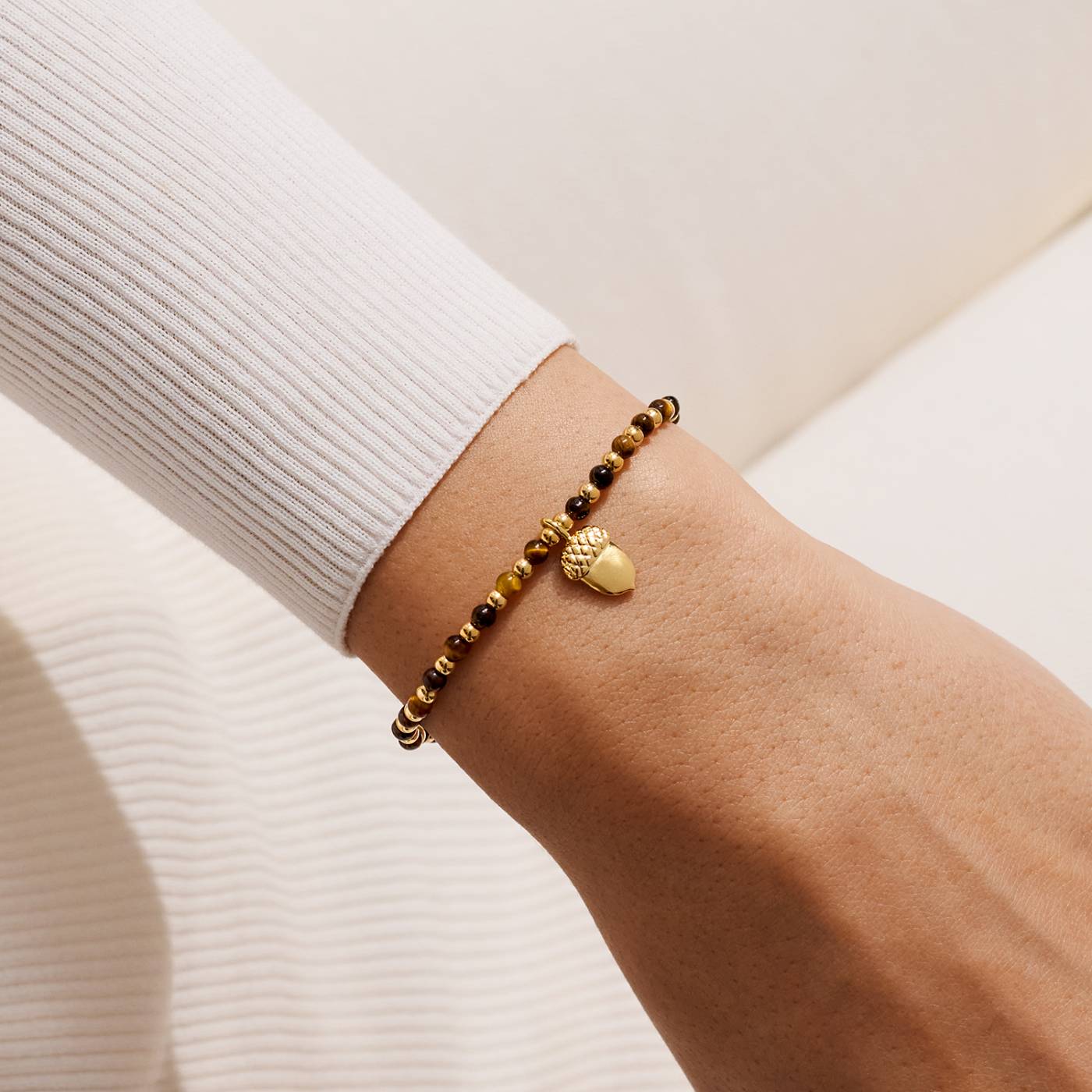 Joma Jewellery Autumn's Calling A Little 'Fresh starts & New Beginnings' Bracelet In Gold Plating