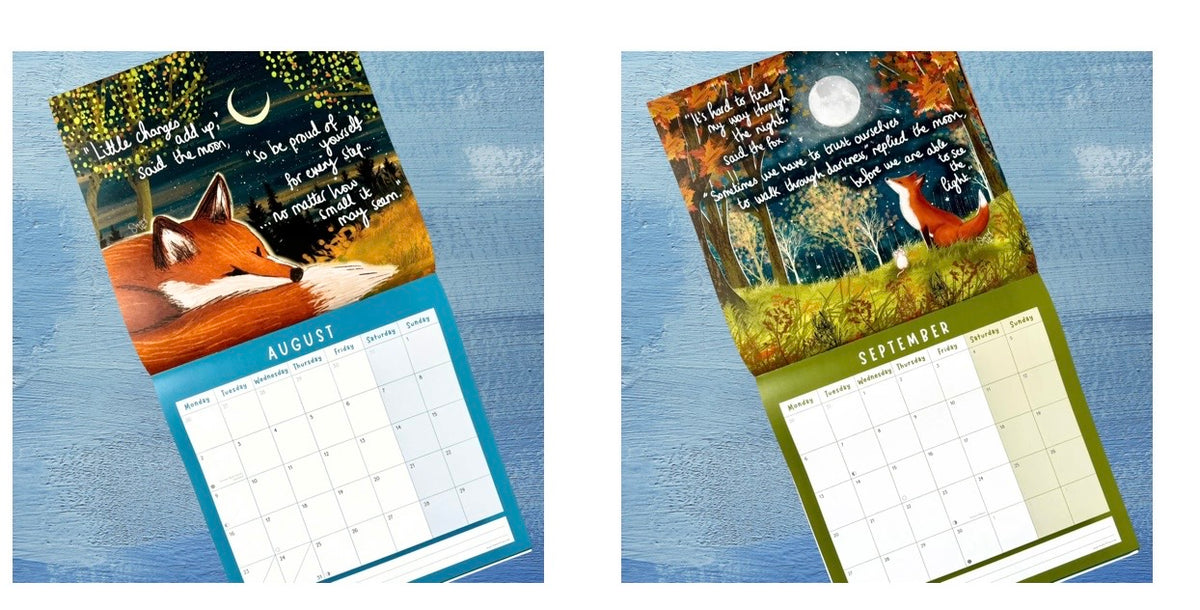 Fox Under The Moon Calendar