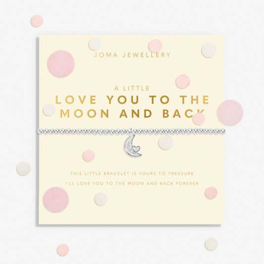Joma Jewellery Confetti A Little “Love You To The Moon And Back” Bracelet