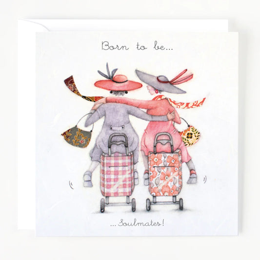 Berni Parker Born to be Soulmates Card